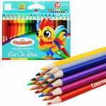 Hộp 18 Bút Chì Màu Ngắn - Colormate 114575